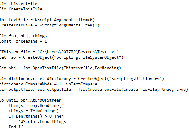 VB Script