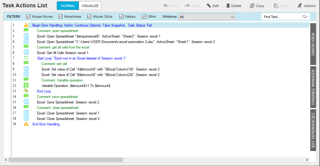 Bot code