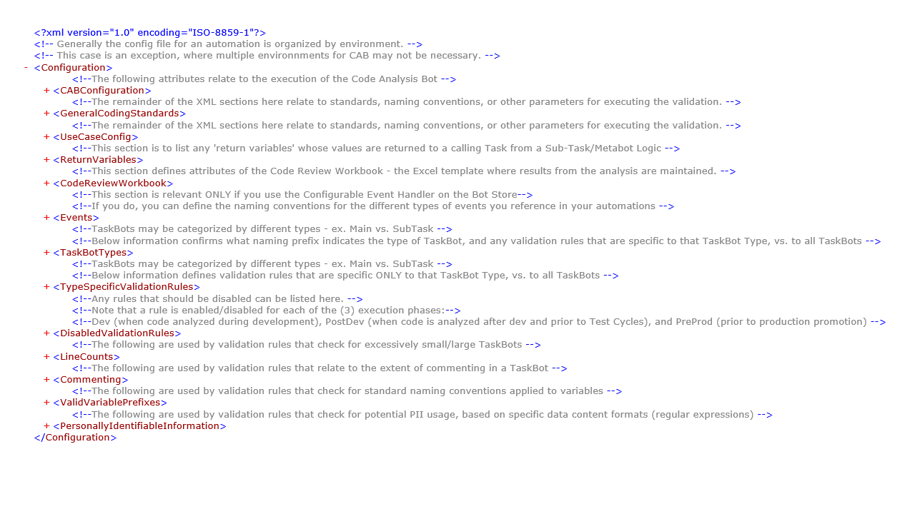 Configuration file