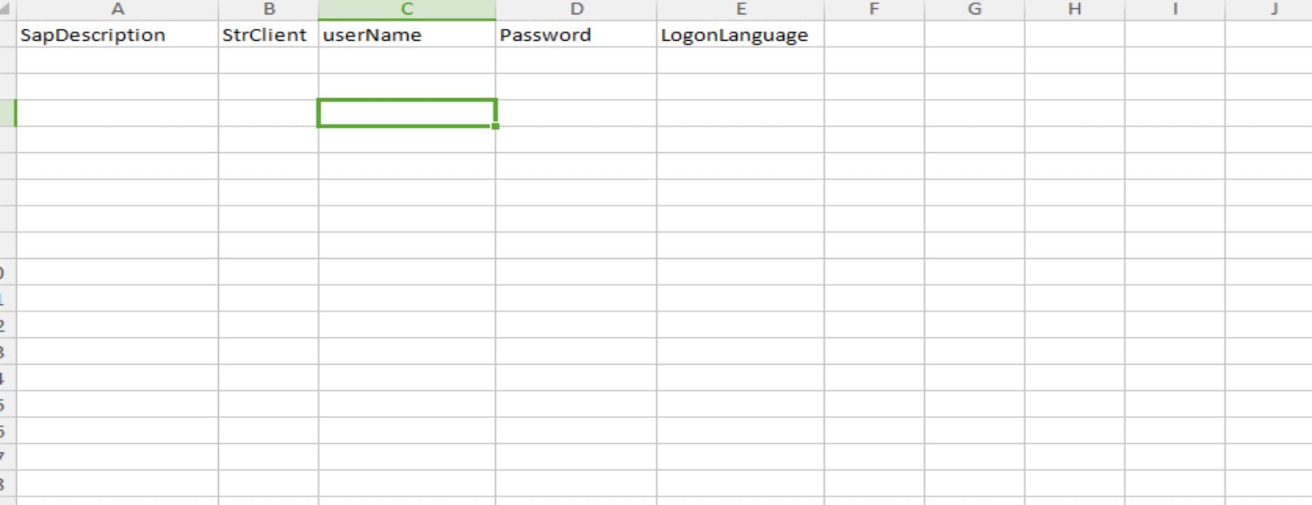 Credentials.xlsx
