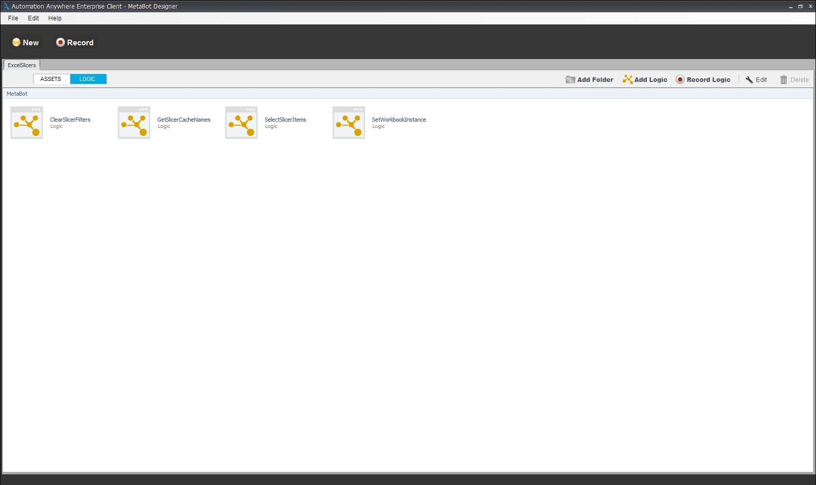 Logics in Metabot