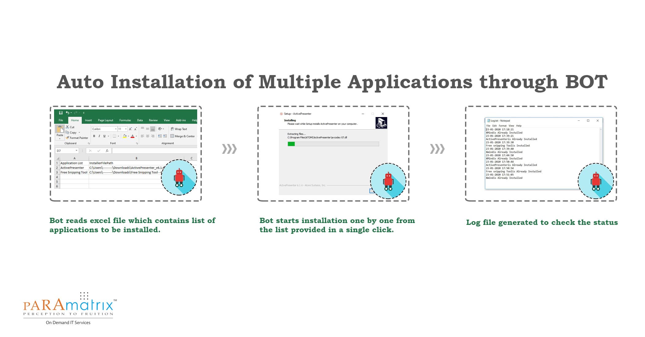 Auto installation of multiple applications