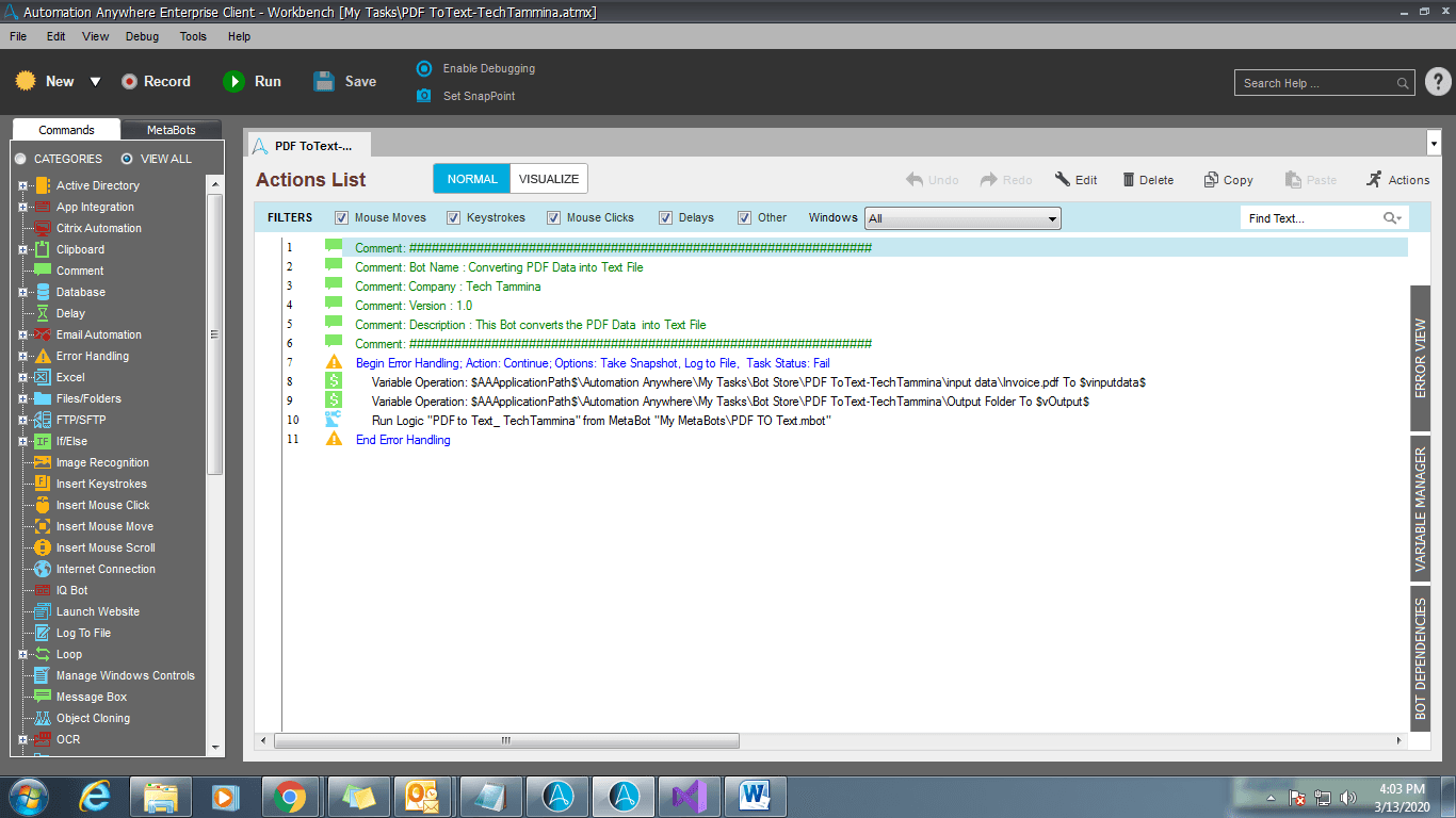 Task bot