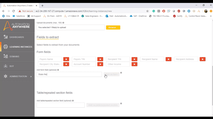 Setting up IQ Bot