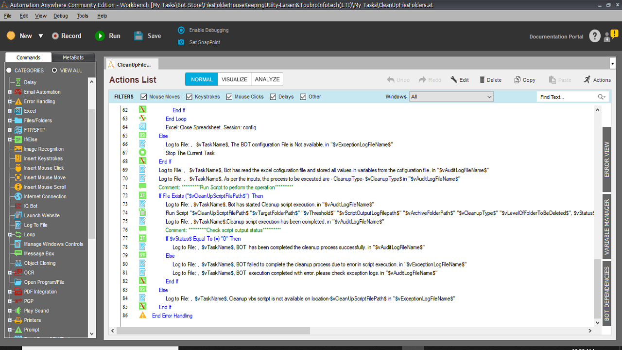 Code snippet