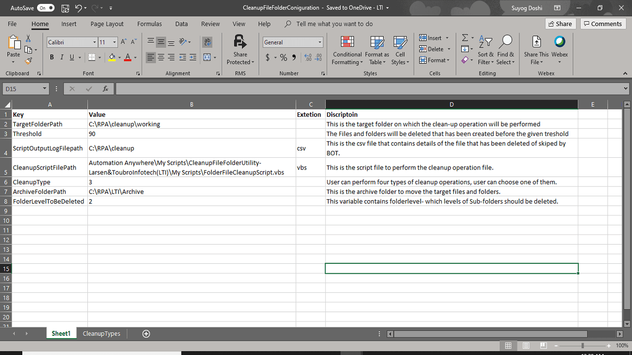 Configuration file