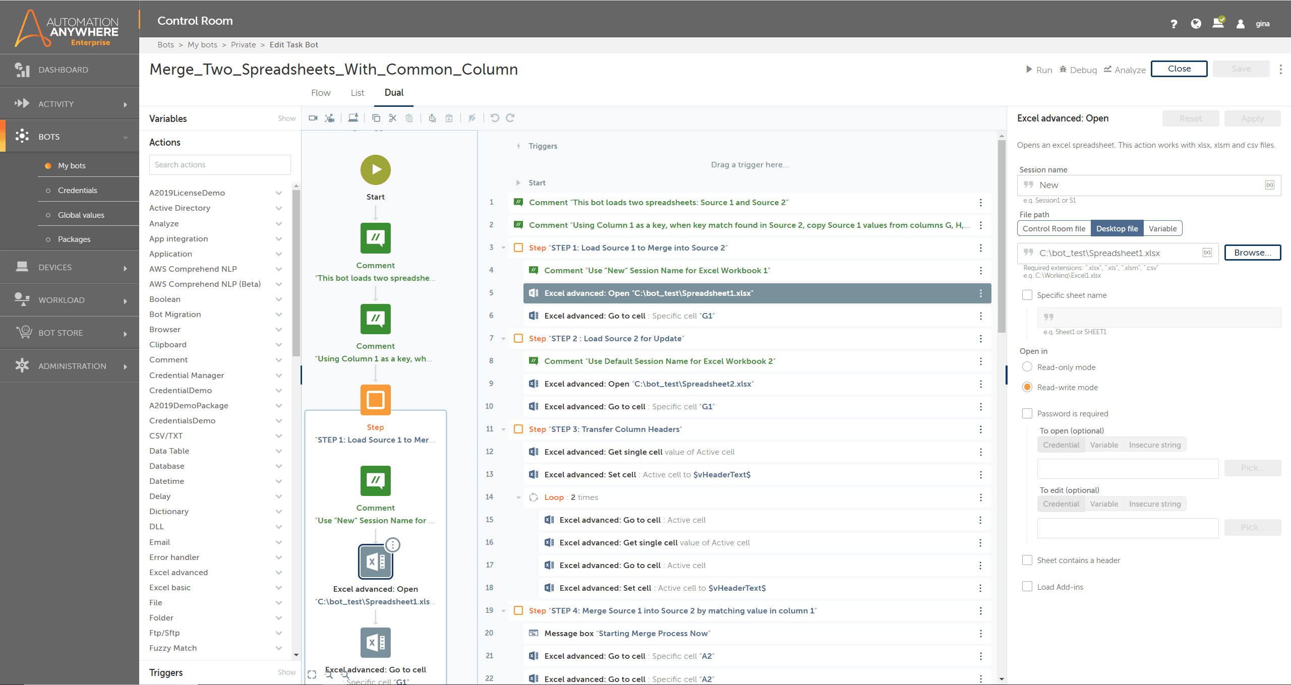 Open source spreadsheet