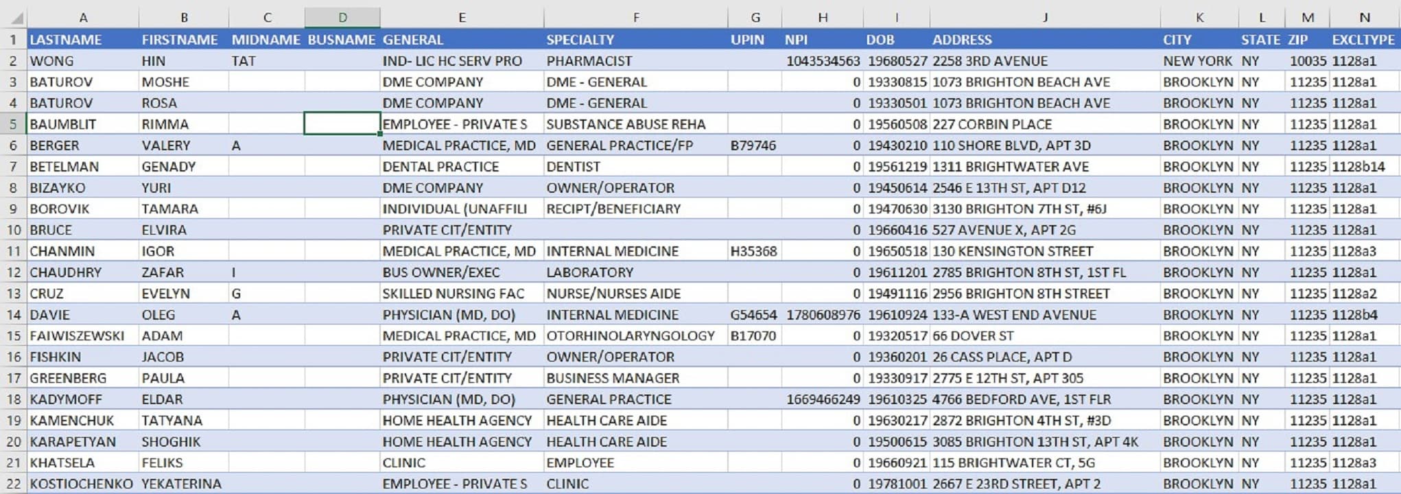 Output file