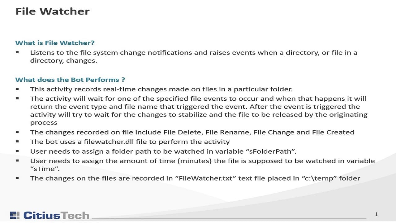 File watcher