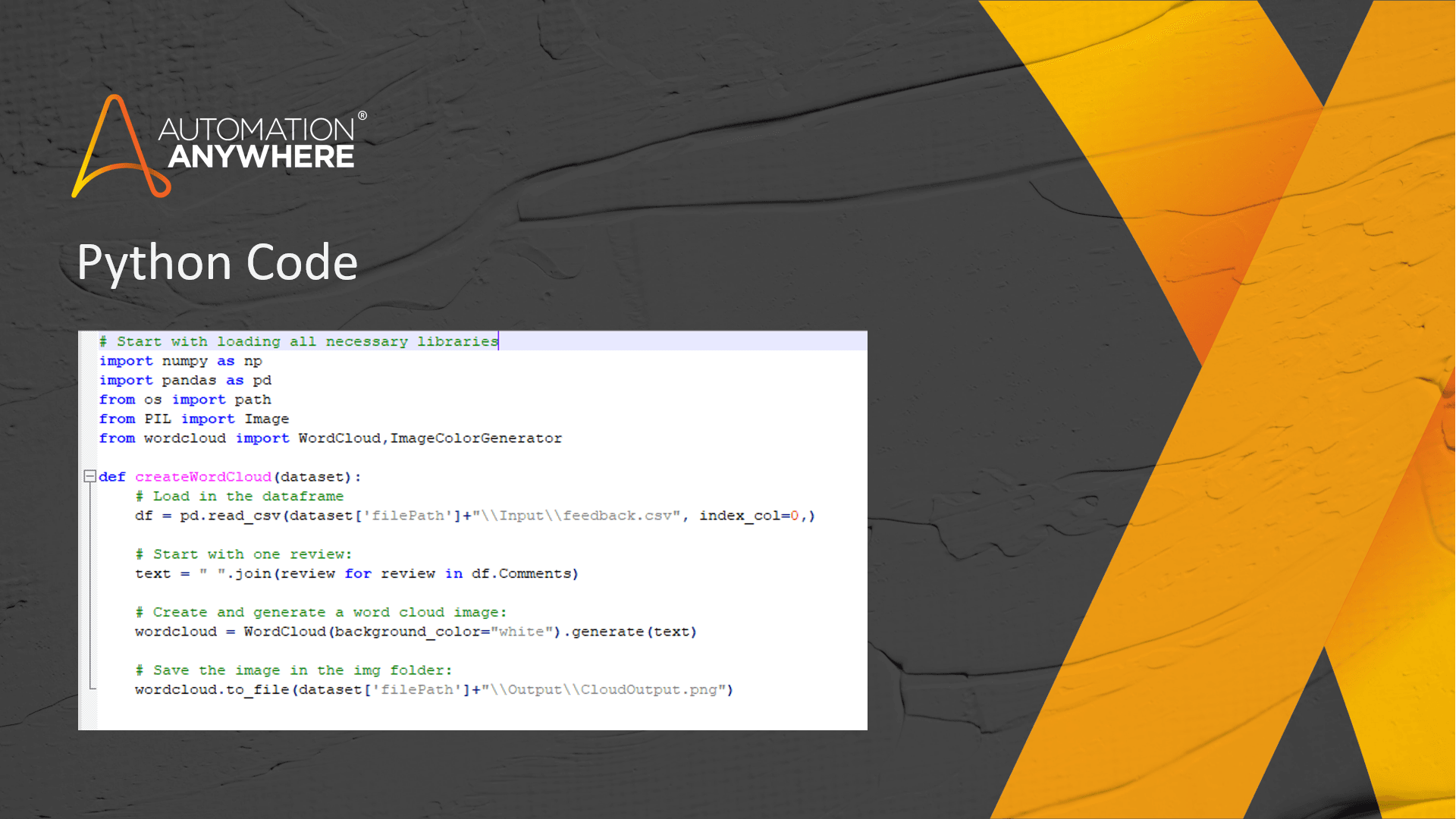 Python code
