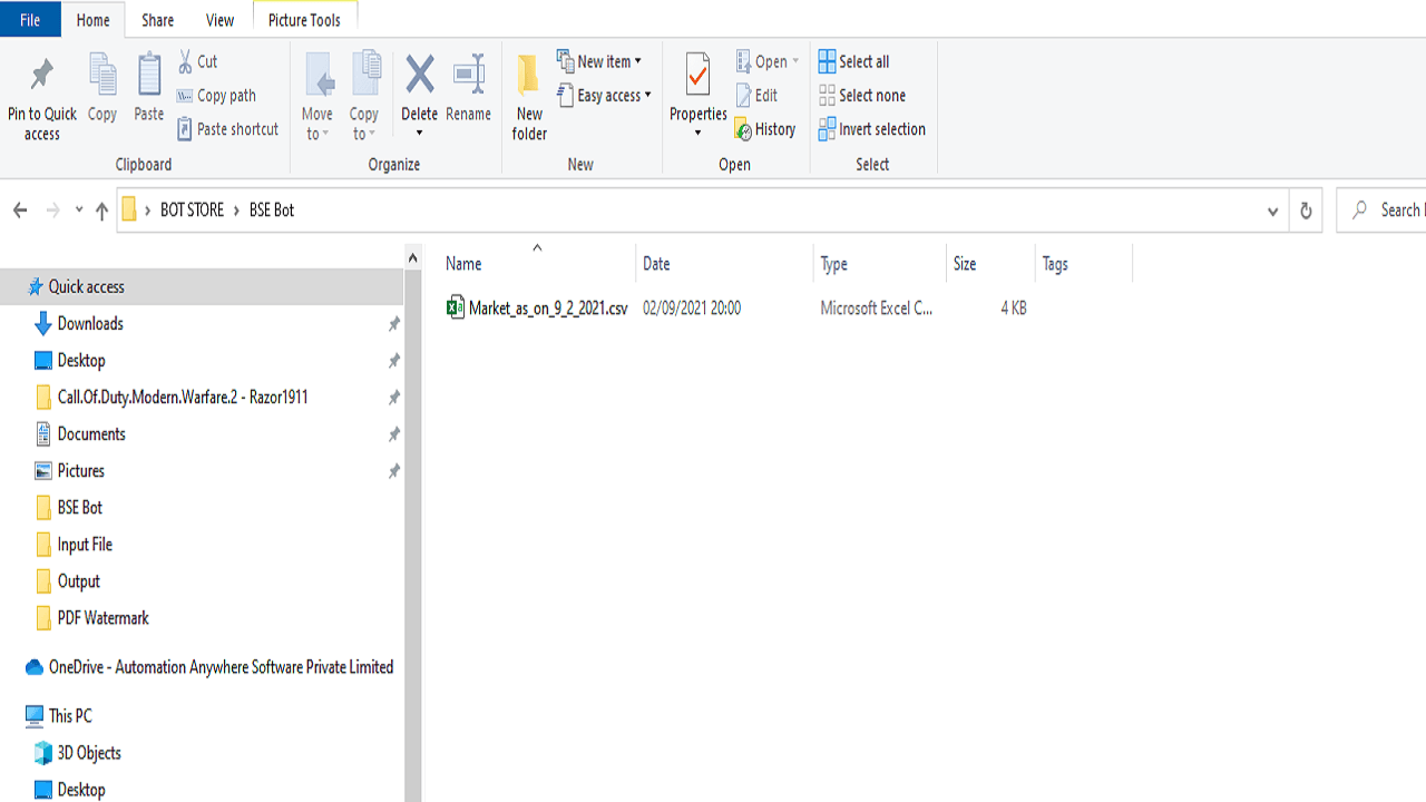 Output CSV to the designed user's output path
