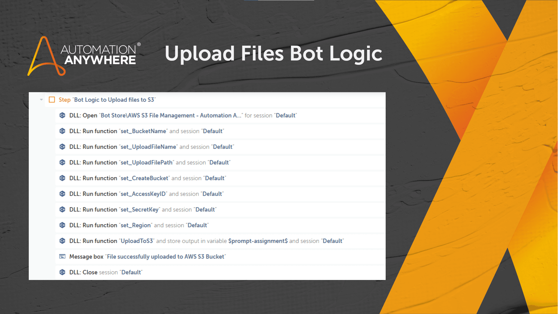 Upload files bot logic