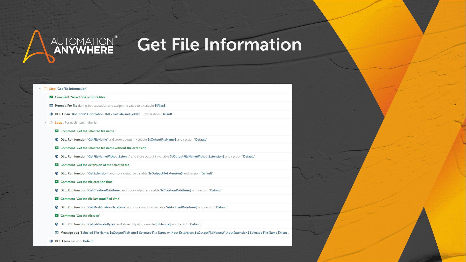 Get file information