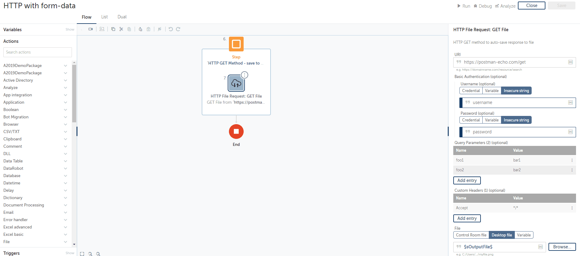 GET File