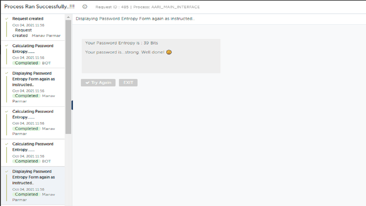 AARI-Web Output Interface based on the Input