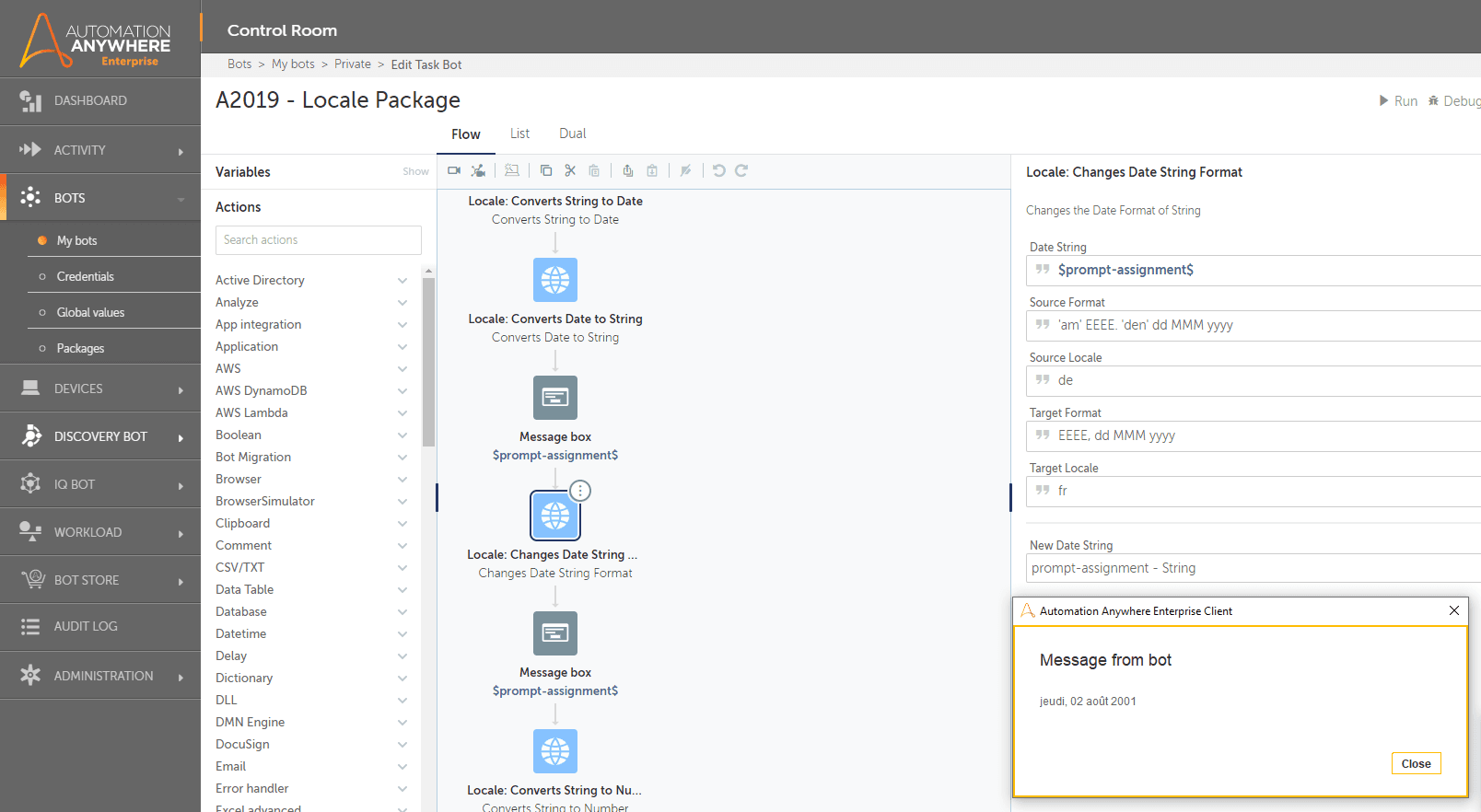Change Date String Format