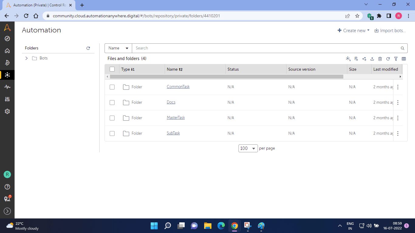 Folder Structure