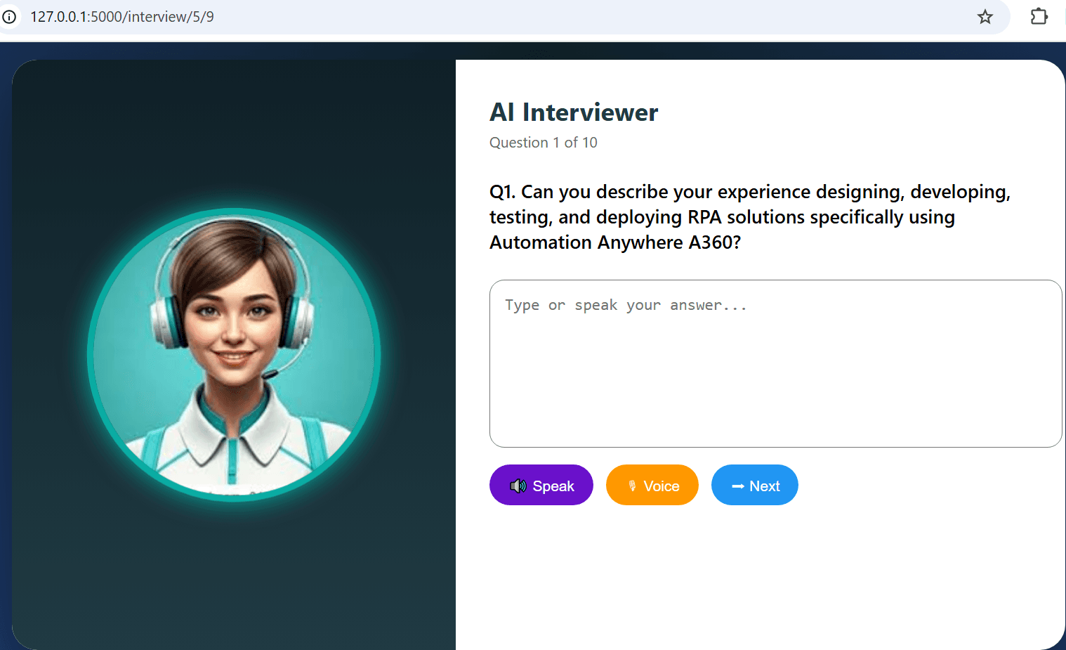 Interview UI